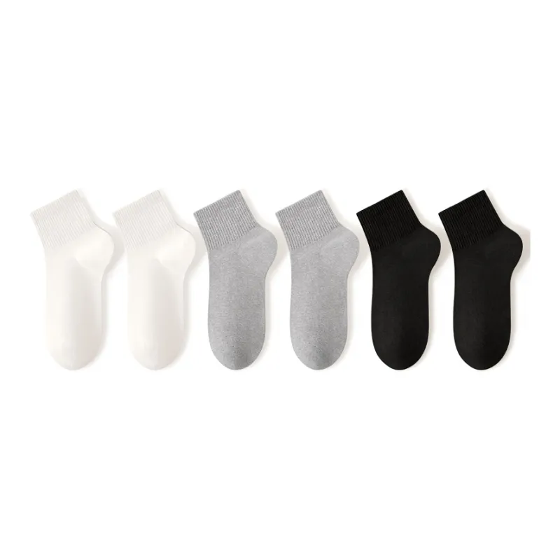 B&C.Room FW23 Ankle Socks Unisex 6 Pack Black White Gray-7