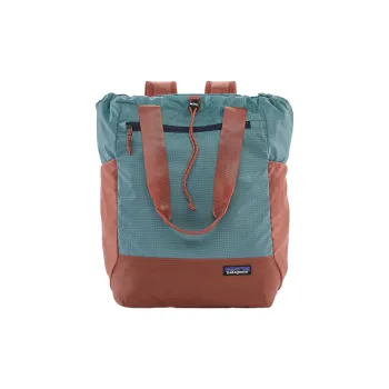 Patagonia Recycled Nylon Handbag Backpack Unisex Tree Grain & Red