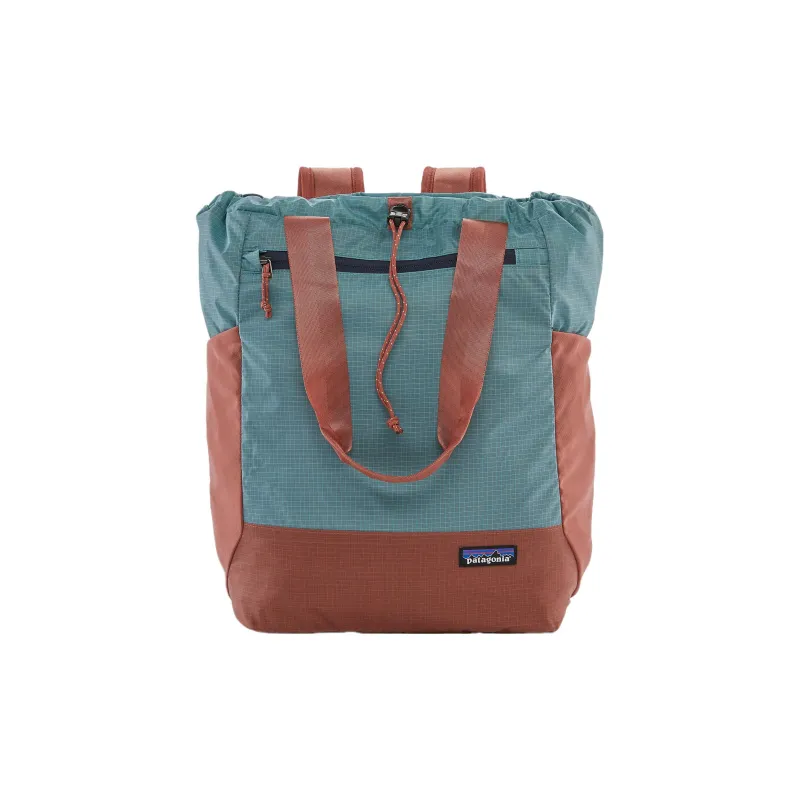 Patagonia Recycled Nylon Handbag Backpack Unisex Tree Grain & Red-0