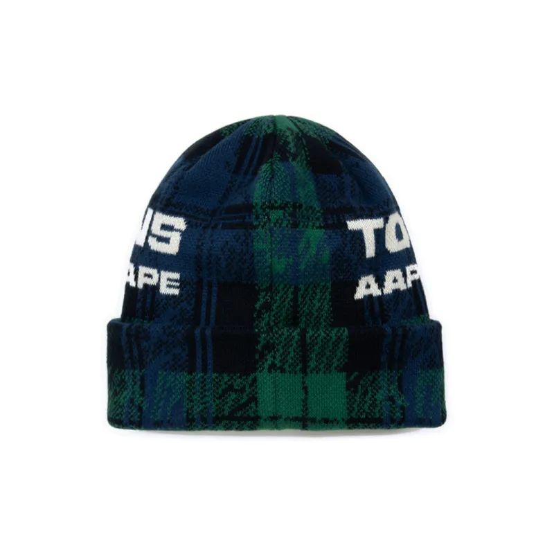 Bape X Tommy Logo Jacquard Knit Beanie-5