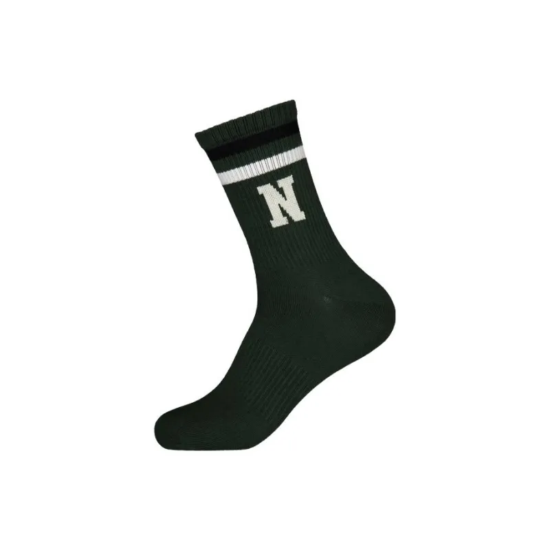 New Balance Knee High Socks Unisex 1 Pack Black White-0