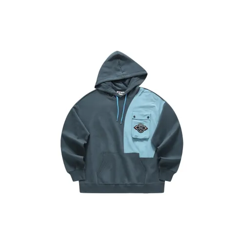 FILA FUSION Sweatshirts Men Ink Cyan Gray