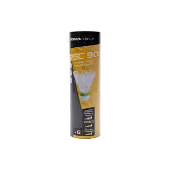 DECATHLON Nylon Shuttlecock 6 Pack Nylon Shuttlecocks