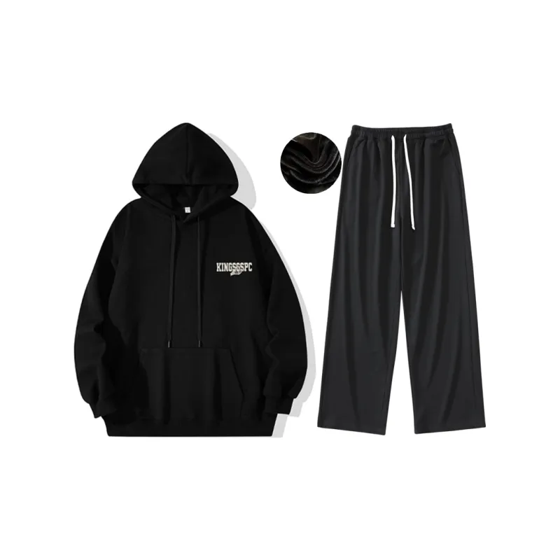 Kingsgspc Sweatshirt Sets Unisex-1