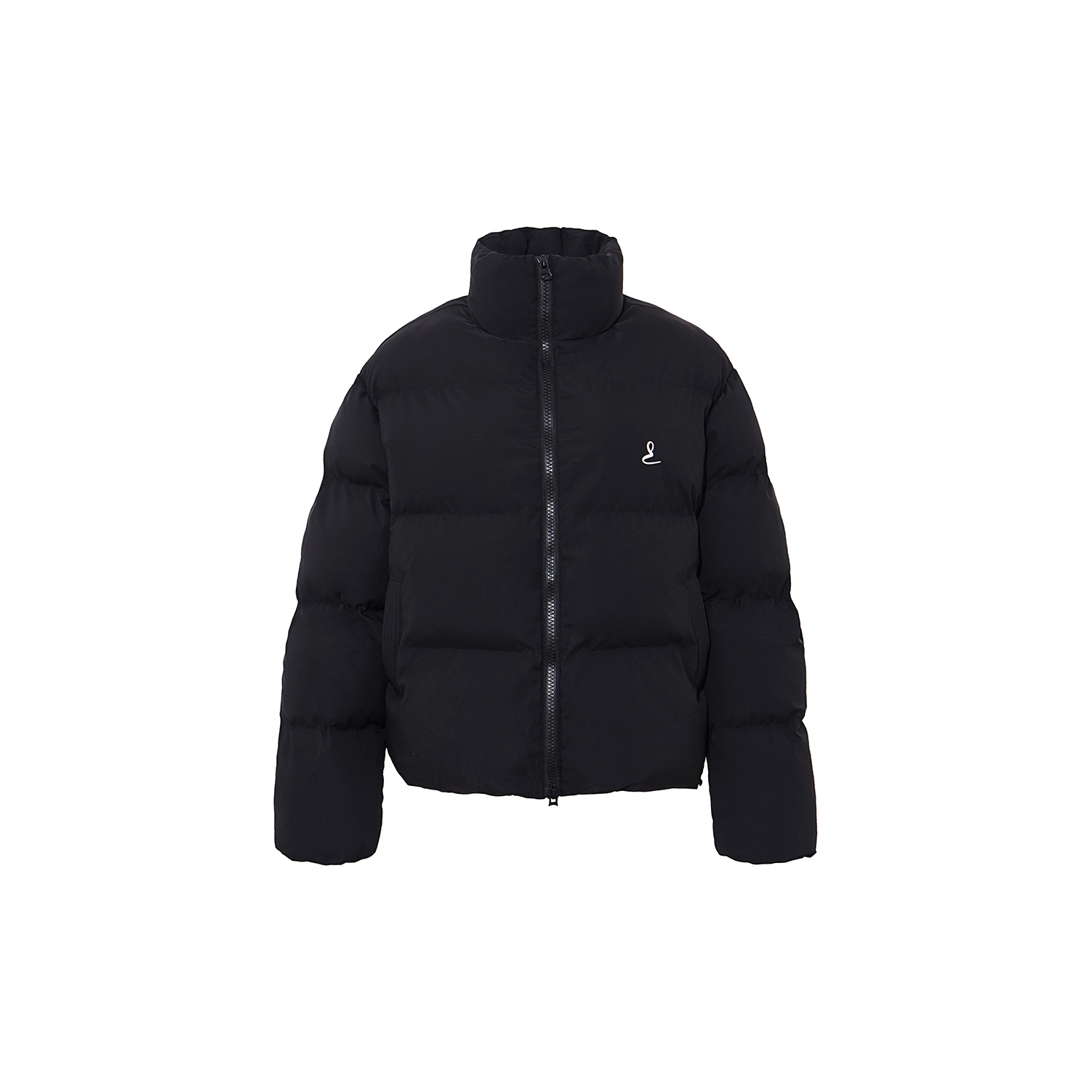METARICOTTA Puffer Jacket Unisex Black - POIZON