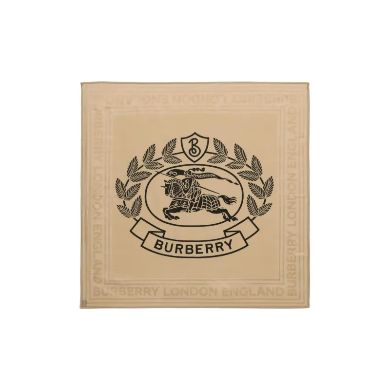 Burberry Silk Scarves Women's Beige-0