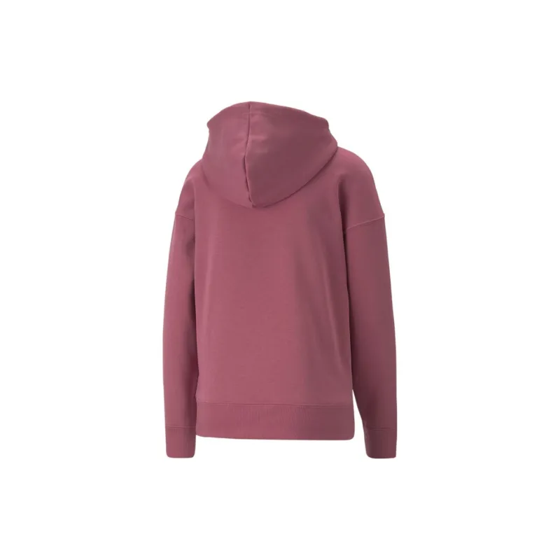 PUMA CLASSICS Classics 70s Psychedelic Graphic Hoodie Fleece Sweatshirt Women's Pink-1
