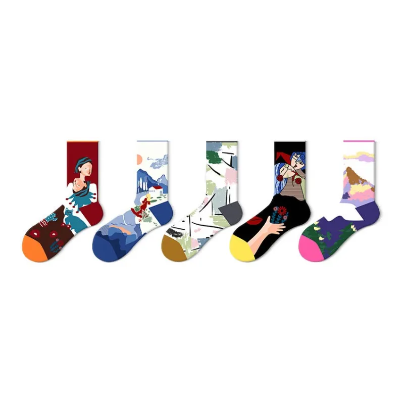 JKN Unisex Mid Calf Socks-6