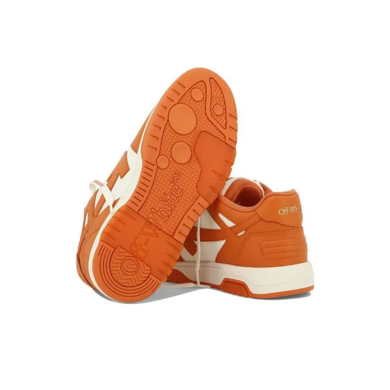 OFF WHITE Out Of Office Ooo Low Tops White Orange 2024-4