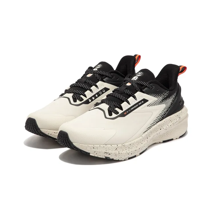 361° Rain Screen Running Shoes Men Low Top Beige-2