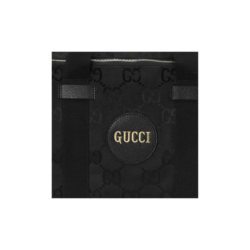 GUCCI Off The Grid Nylon Briefcase, Portable Crossbody Bag, Shoulder Bag Men's Black-8