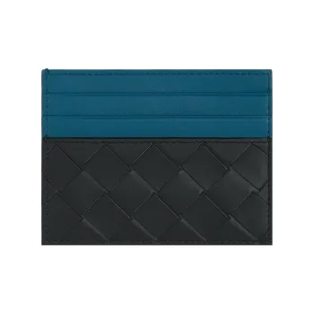 Bottega Veneta Intrecciato Two Toned Card Holder
