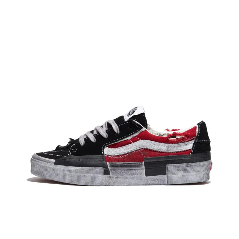 Vans Sk8 Low Reconstruct 'Black Red'-0
