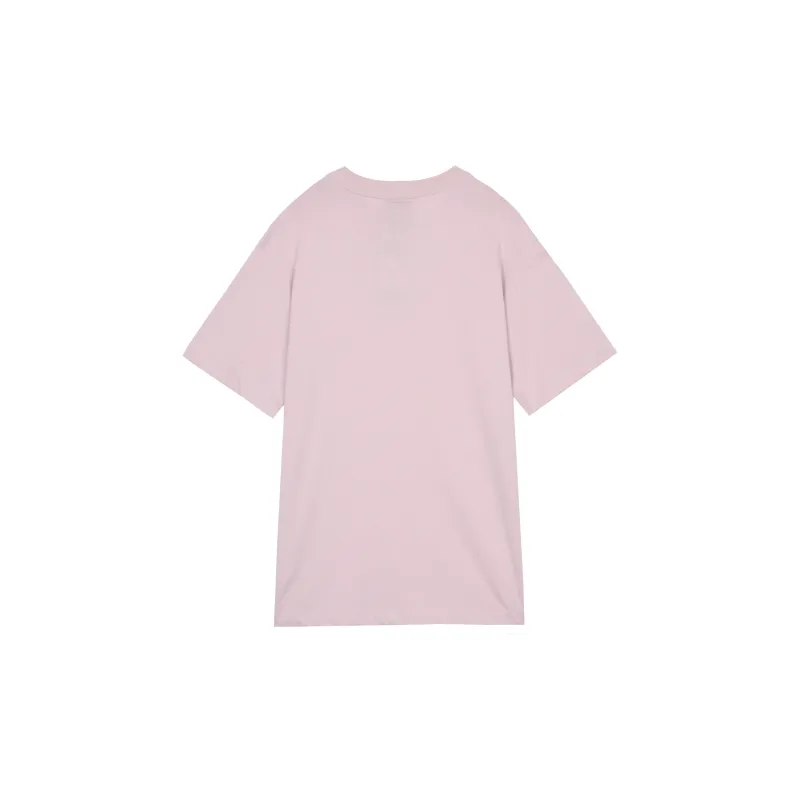 Nike Drop Shoulder Sleeve T Shirt Women's Pink-1