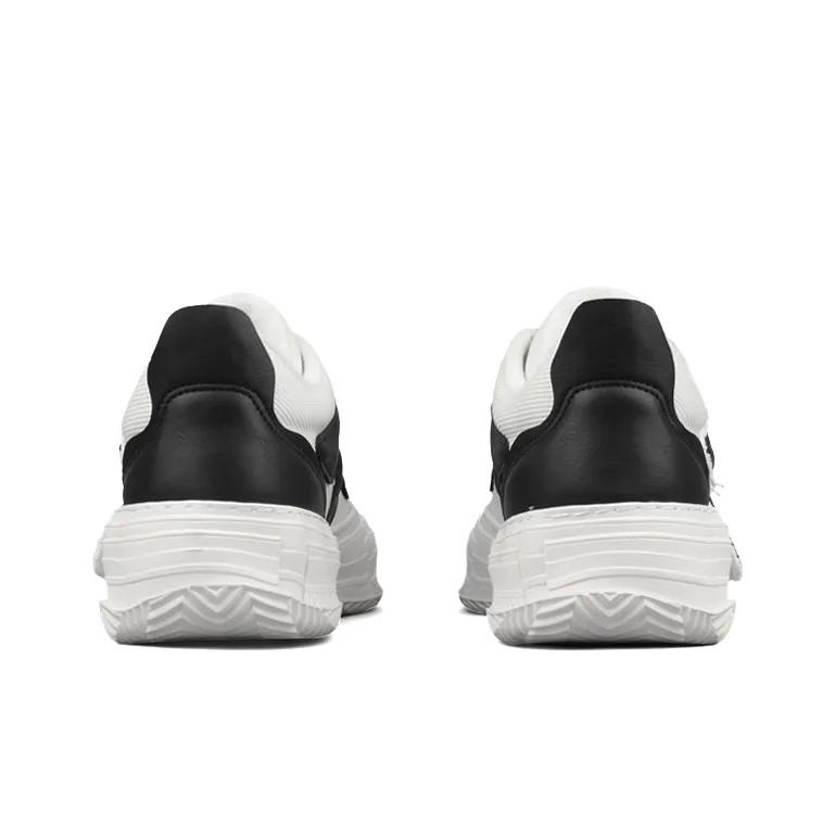 XIE SHE Skateboard Shoes Men Low Top Black White-5