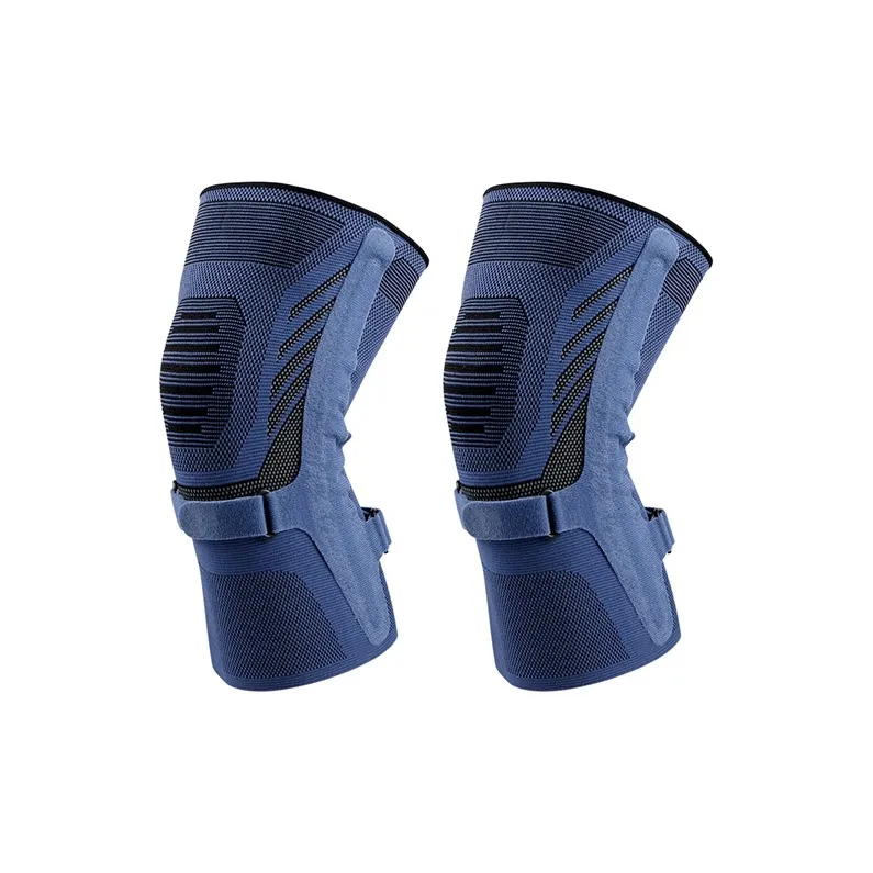 Pinjian Running Basketball Fitness Unisex Nylon Elastane Latex Thread Silicone Knee Pads-4