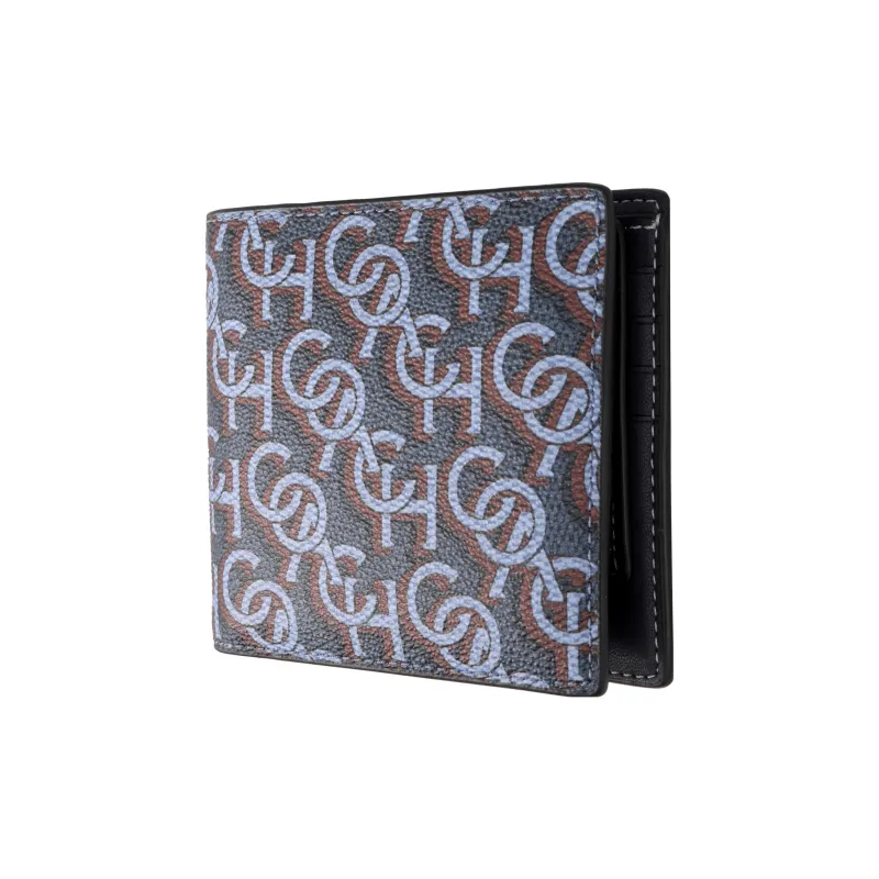 COACH 3 IN 1 Wallet PVC Card Clip Wallets Men's Midnight Blue-2