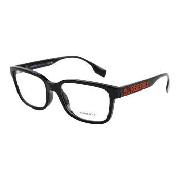 Burberry Plate Frame Polycarbonate Lens Square Eyeglass Frames Unisex