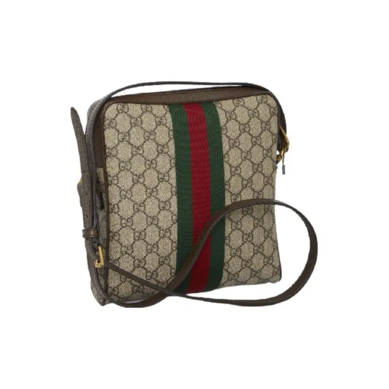 GUCCI Ophidia Small Messenger Bag Beige/Ebony Maple-3