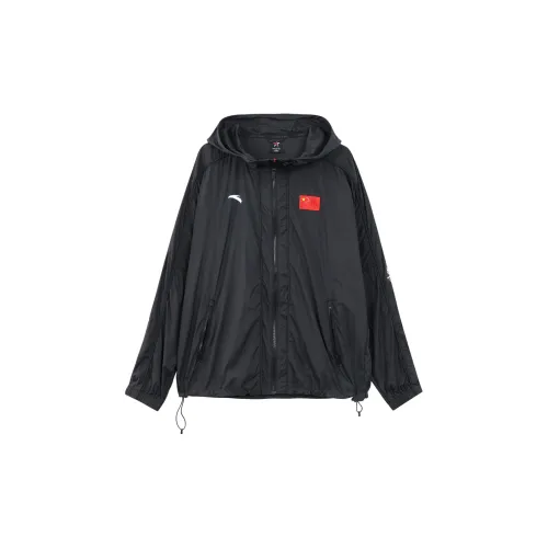 ANTA National Flag Jackets Unisex Black