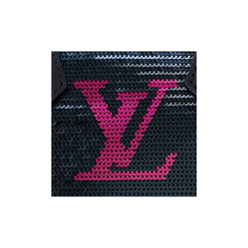LOUIS VUITTON Speedy Bandouliere 18 Navy Fuchsia-4