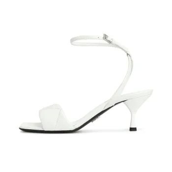 PRADA One Strap Sandals Women's White