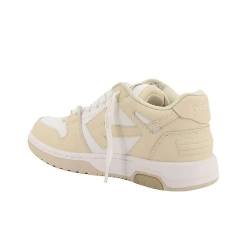 OFF WHITE Low Top Skateboard Shoes Women's Gray White-2