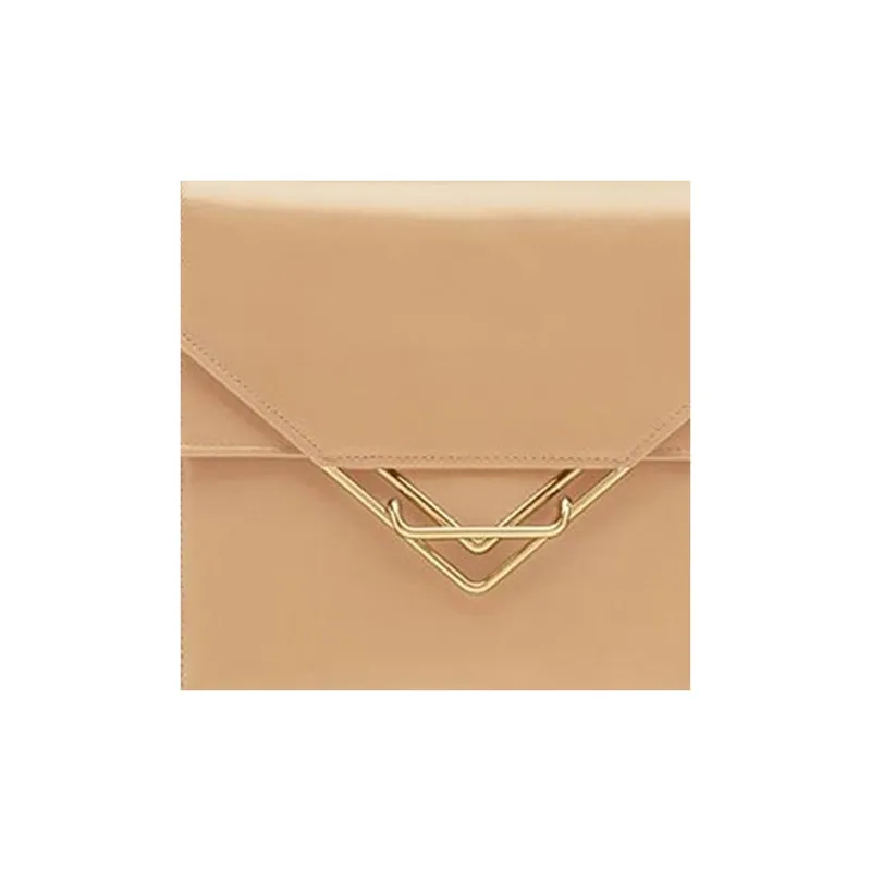 Bottega Veneta Cow Leather Shoulder Bag, Crossbody Bag Women's Almond-4