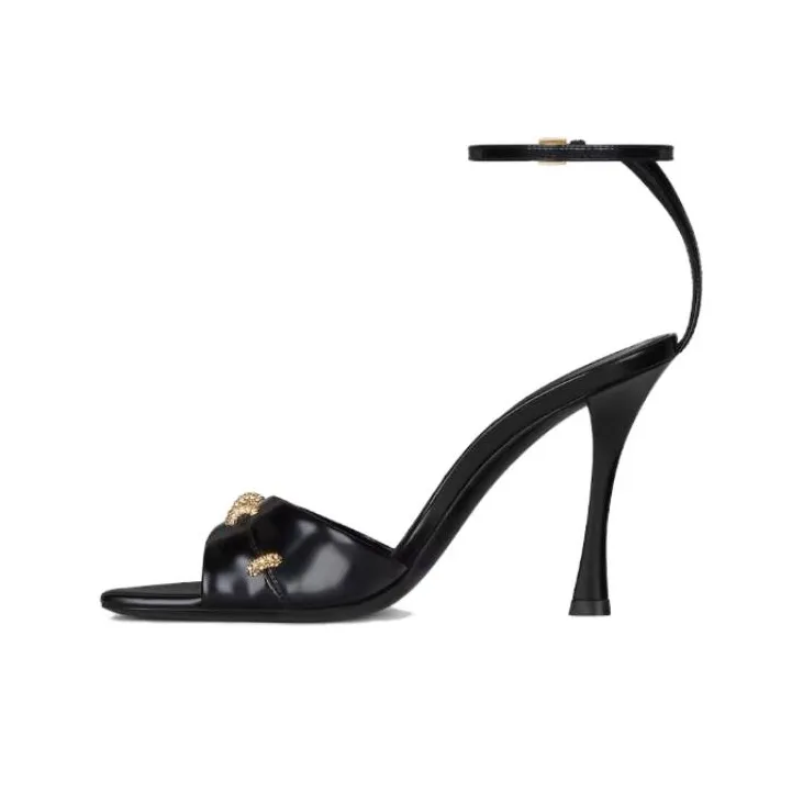 Givenchy 100mm Crystal-embellished Sandals-0