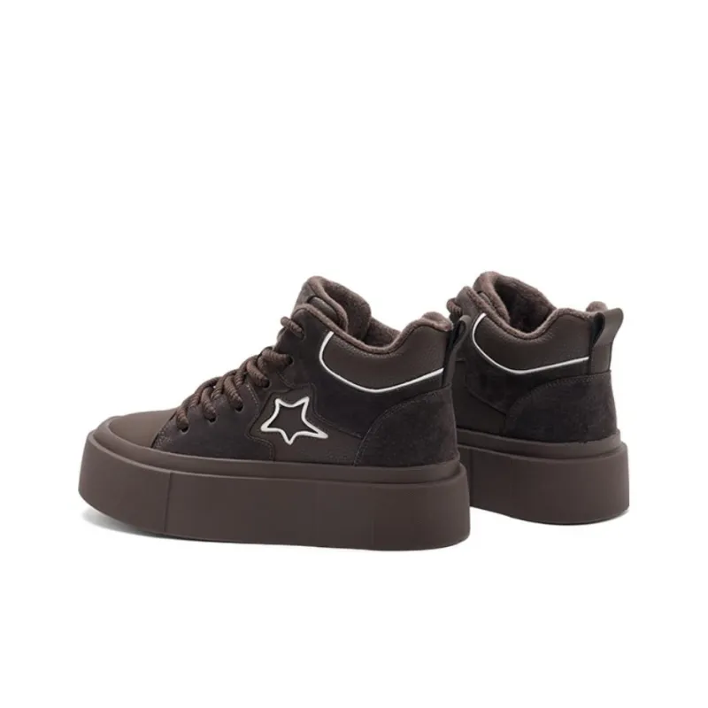 15 MINS High Top Skateboard Shoes Women's-3