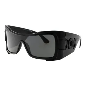 VERSACE Logo plaque Oversized frame Sunglasses