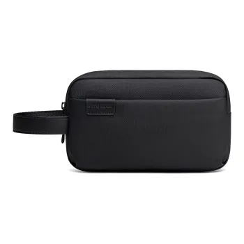 ARCTIC HUNTER Woven Fabric Zip Closure Handbag Box Bag Cell Phone Pouch Clutch Regular Men's Black/Gray