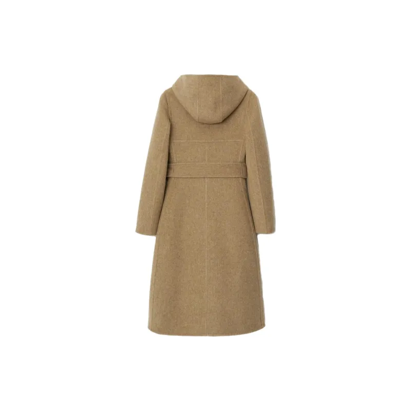 Burberry Hooded Belted Coat-1