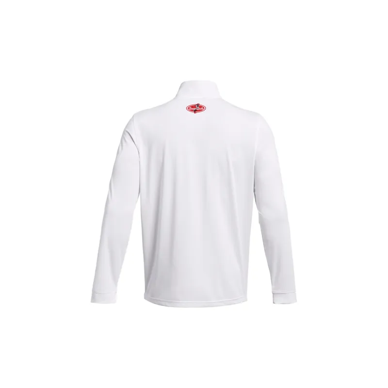Under Armour Collegiate ¼ Zip T-Shirt Men's White-1