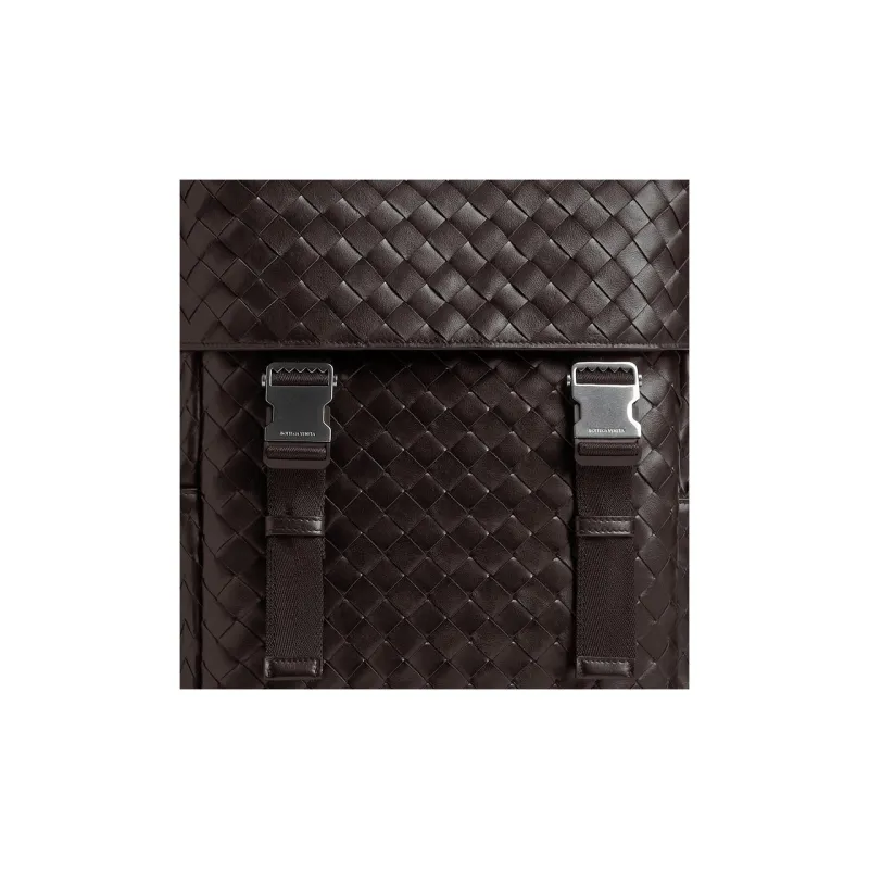 Bottega Veneta Intrecciato Flap Backpack-4