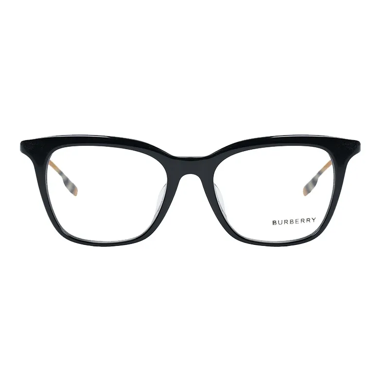 Burberry Plate Frame Polycarbonate Lenses Square Eyeglass Frames Unisex-1