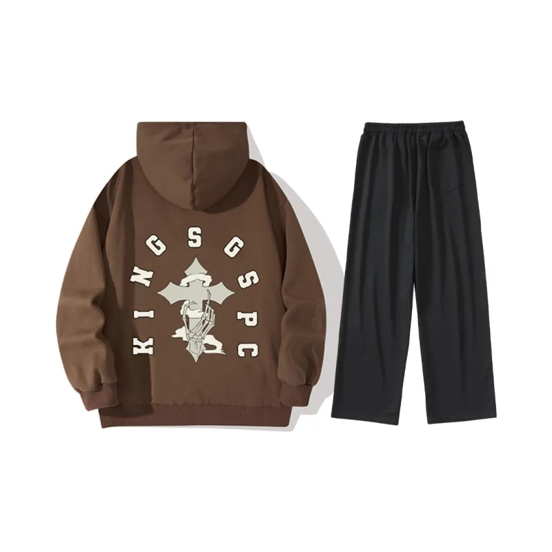Kingsgspc Sweatshirt Sets Unisex-37