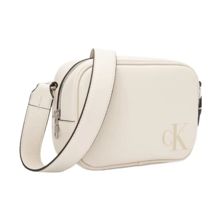 CALVIN KLEIN Polyurethane Camera Bag Shoulder Bag Crossbody Bag Women's Ivory-1