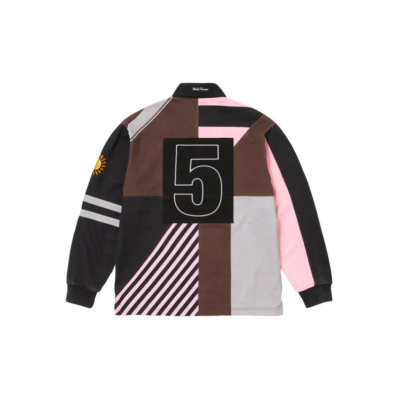 Supreme Rose Rugby Black XL POIZON