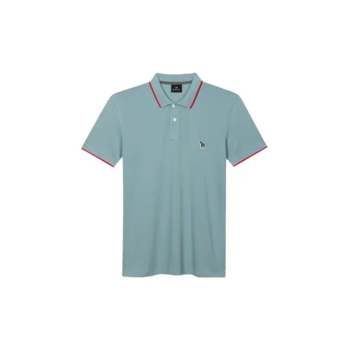 Paul Smith Polo Shirts Men Light Blue