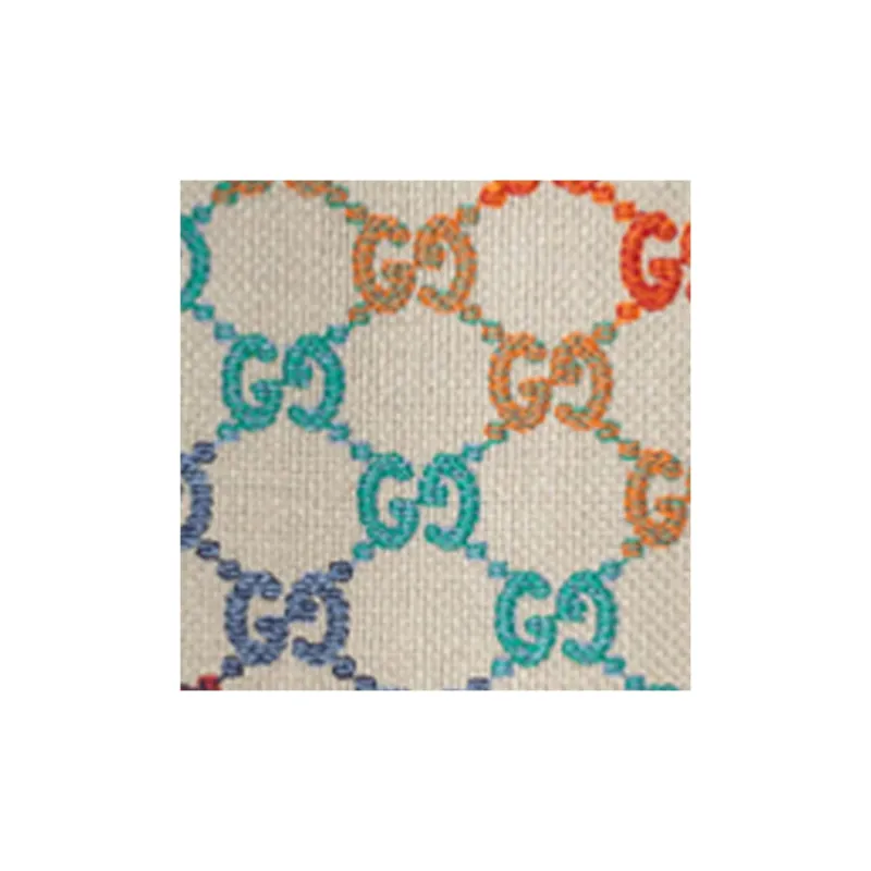 GUCCI Canvas Backpack For Kids' Multicolor/White-7