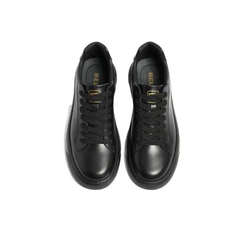 BELLE Skateboard Shoes Men Low Top Solid Color-19