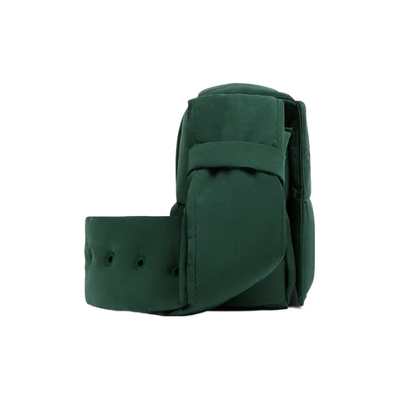 Bottega Veneta Padded Tech Cassette Nylon Shoulder Bag Crossbody Bag Small Size Men's Emerald-1