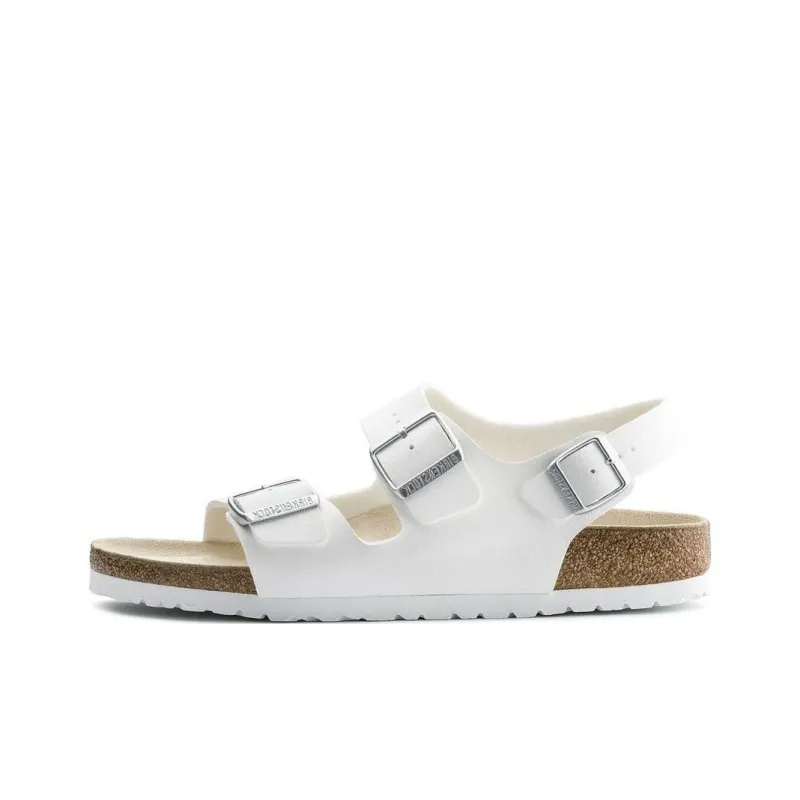 Birkenstock Beach Sandals Unisex White Narrow Fit-0
