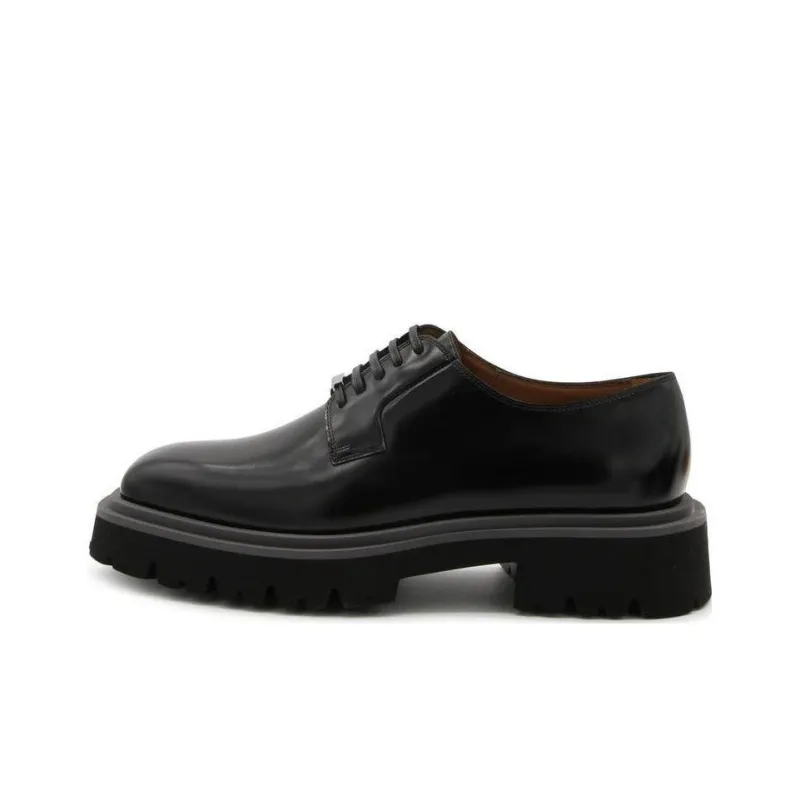 FERRAGAMO Lace-up Leather Derby Shoes-0