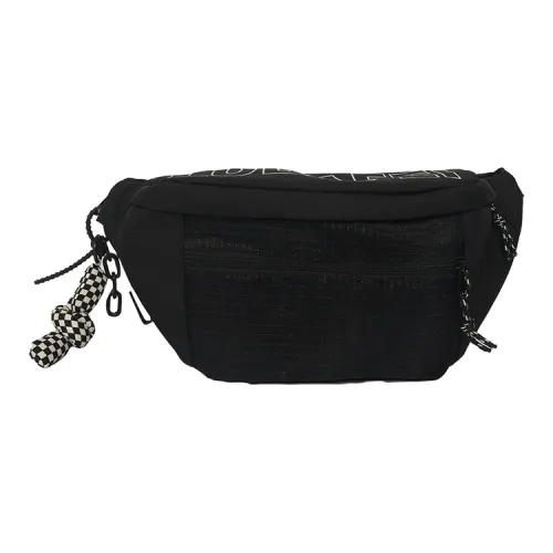 ALNI BITTON Nylon Fanny Pack Regular Men's Black/White/Gray
