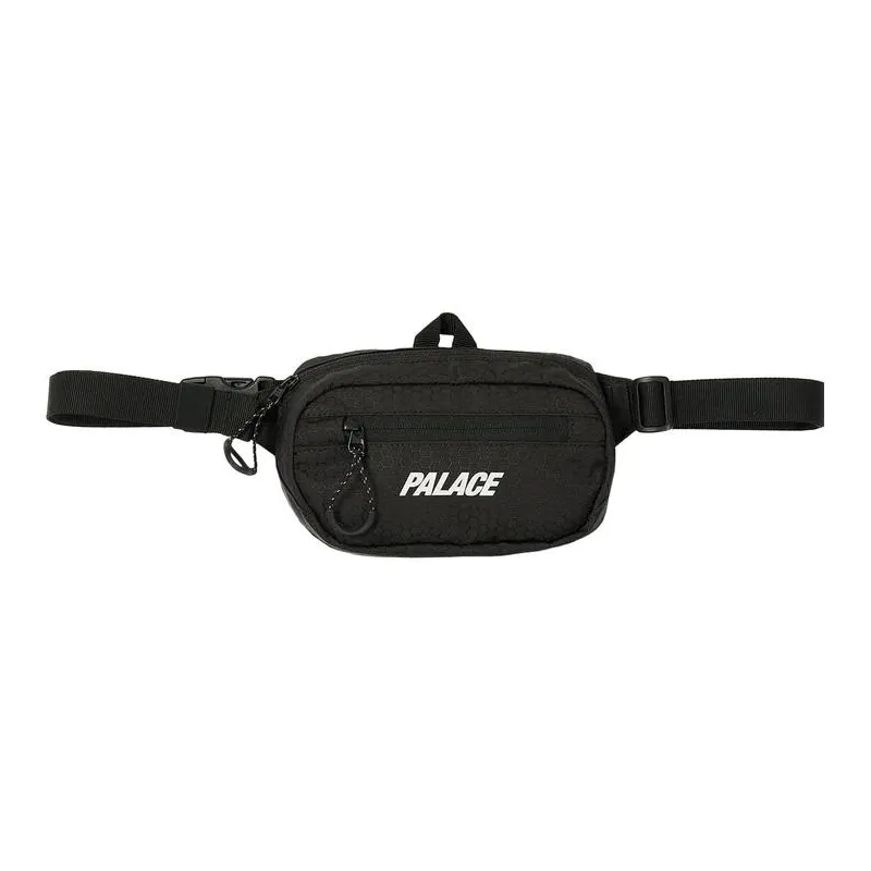 PALACE Cordura Eco Hex Ripstop Mini Waist Bag 'Black'-0