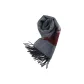 Heather Gray & Burgundy MS-8021