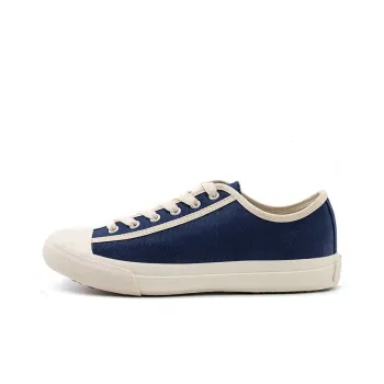 IT'S WEIRD Low-Top Canvas Shoes Unisex Blue