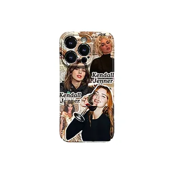 US8ACC Acrylic Material Refreshing Trendy And Cool Phone Cases IPhone13/14/15/Pro/Ma Jana Elegant Patchwork